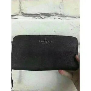 Kate Spade New York Women's Deep Purple Spencer Zip Around Continental Wallet